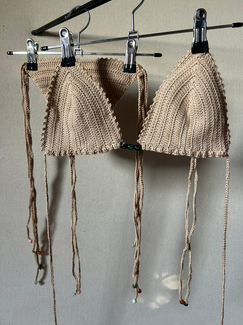 Seashell Crochet Bikini Set - Sand