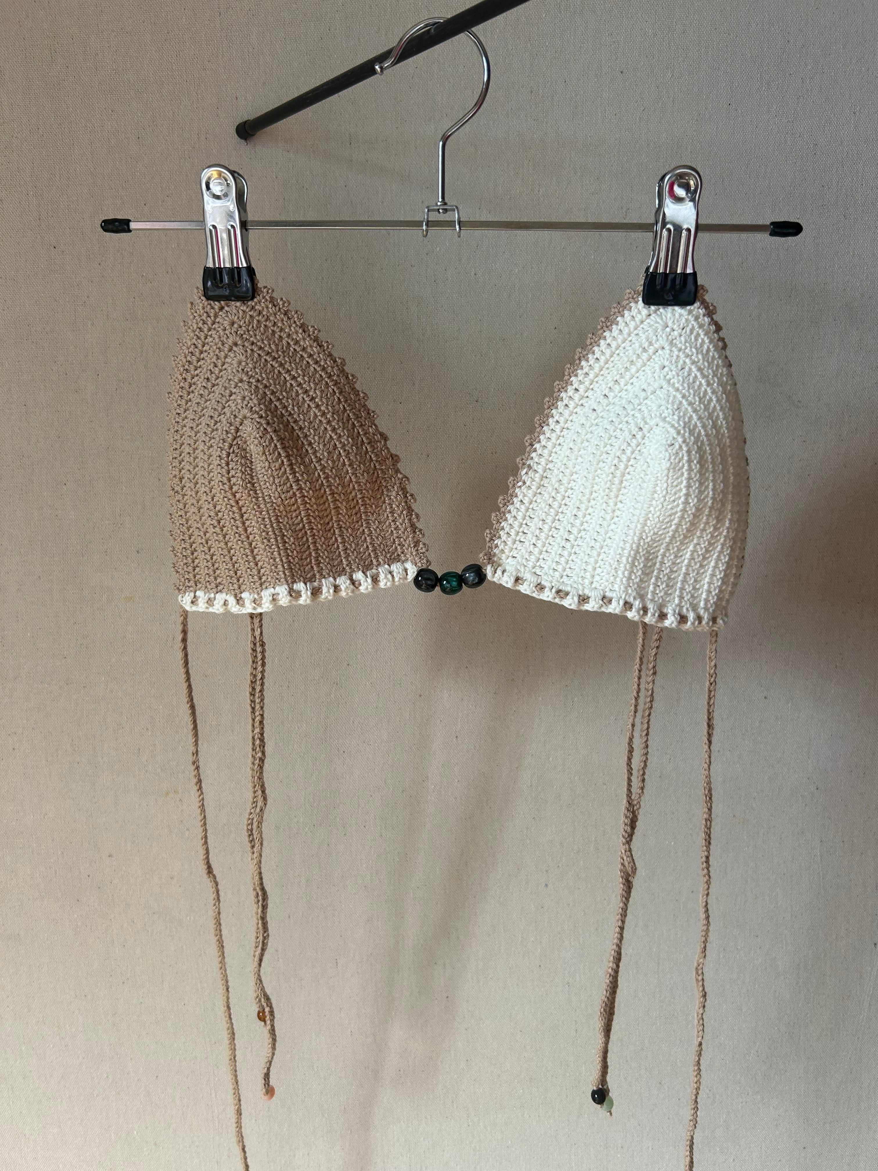 Tide Crochet Bikini Set - Dune