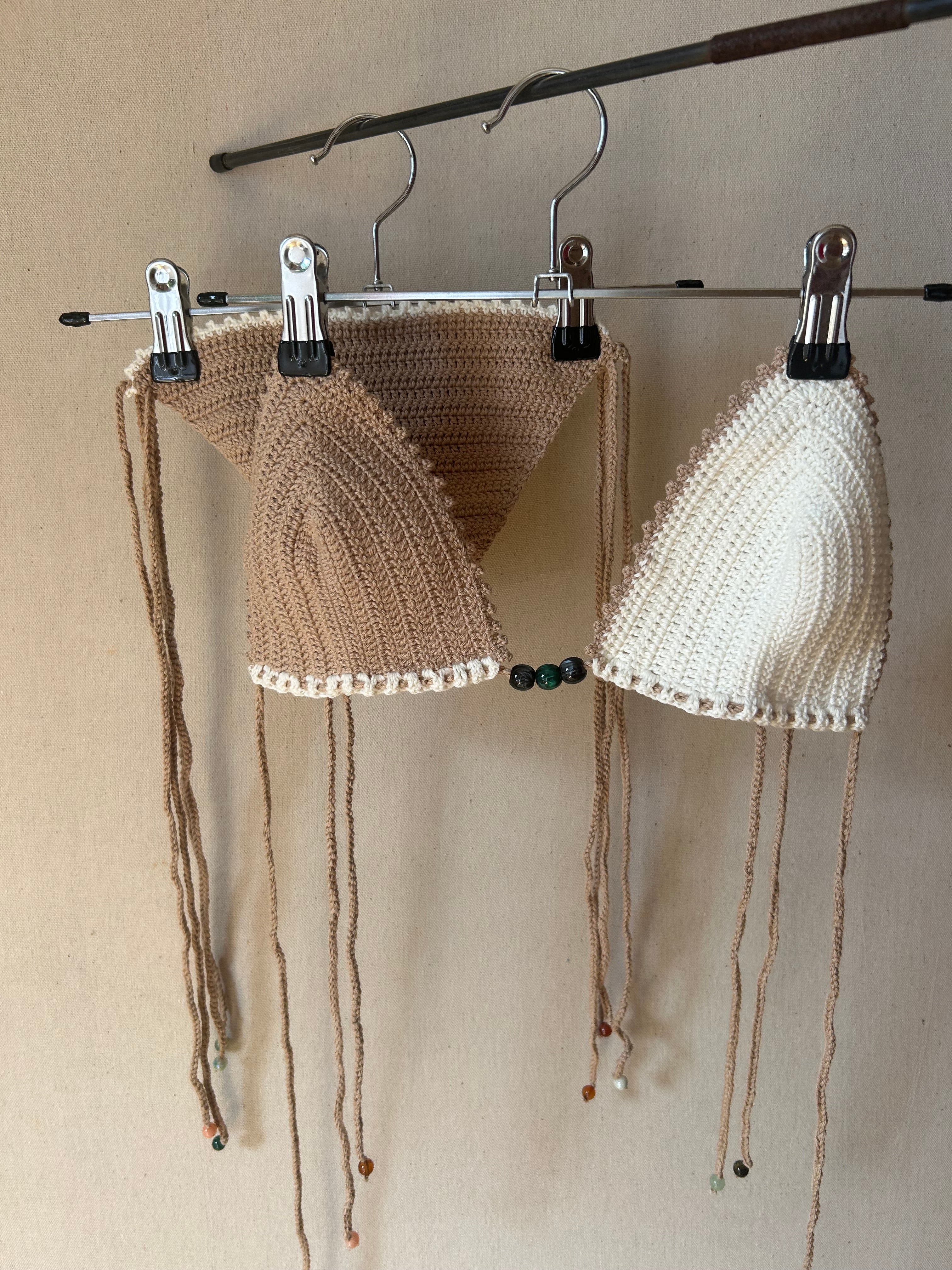 Tide Crochet Bikini Set - Dune