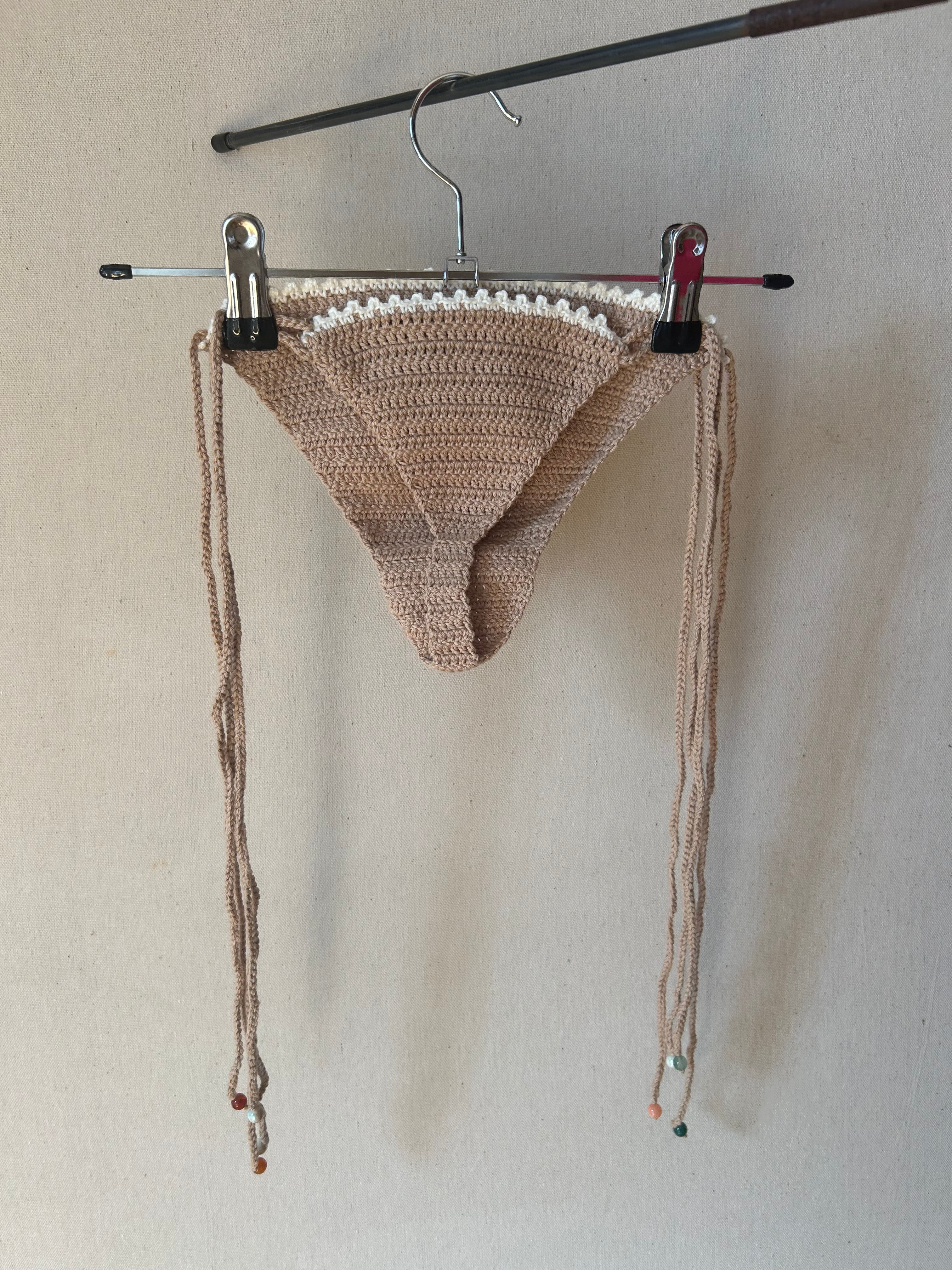 Tide Crochet Bikini Set - Dune