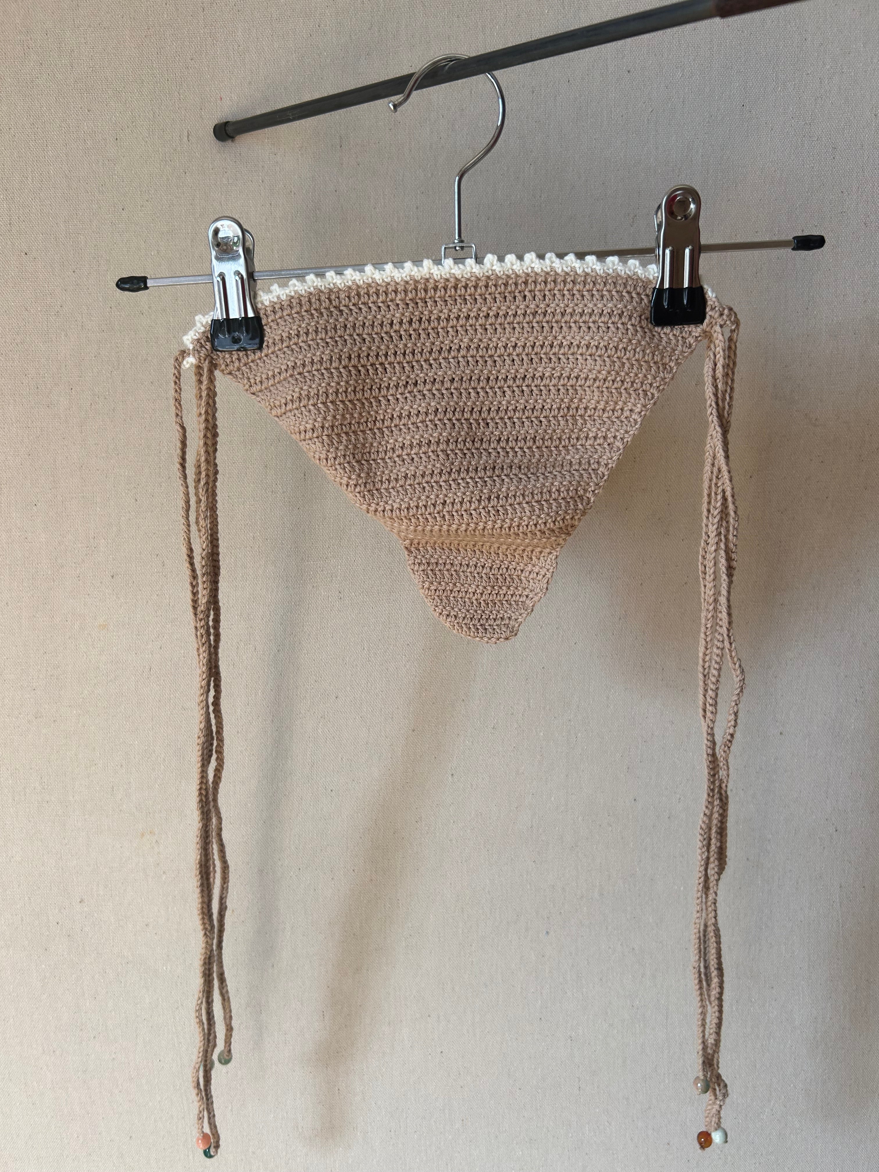 Tide Crochet Bikini Set - Dune