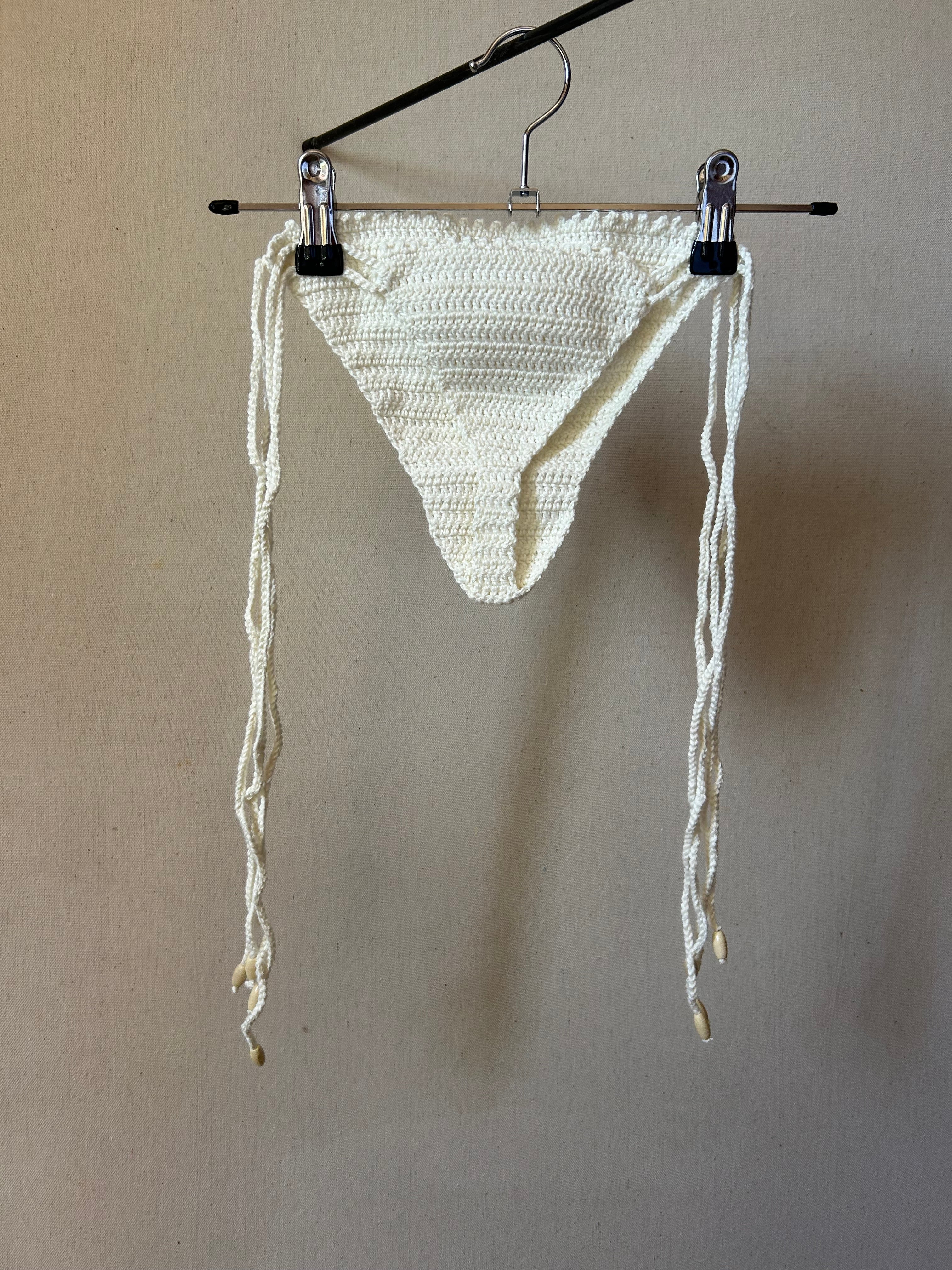 Seashell Crochet Bikini Set - Cloud