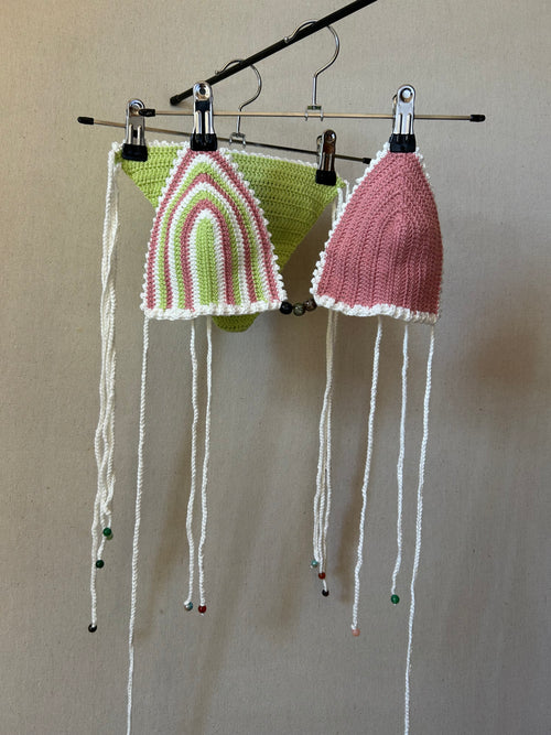 Aurora Crochet Bikini Set - Watermelon