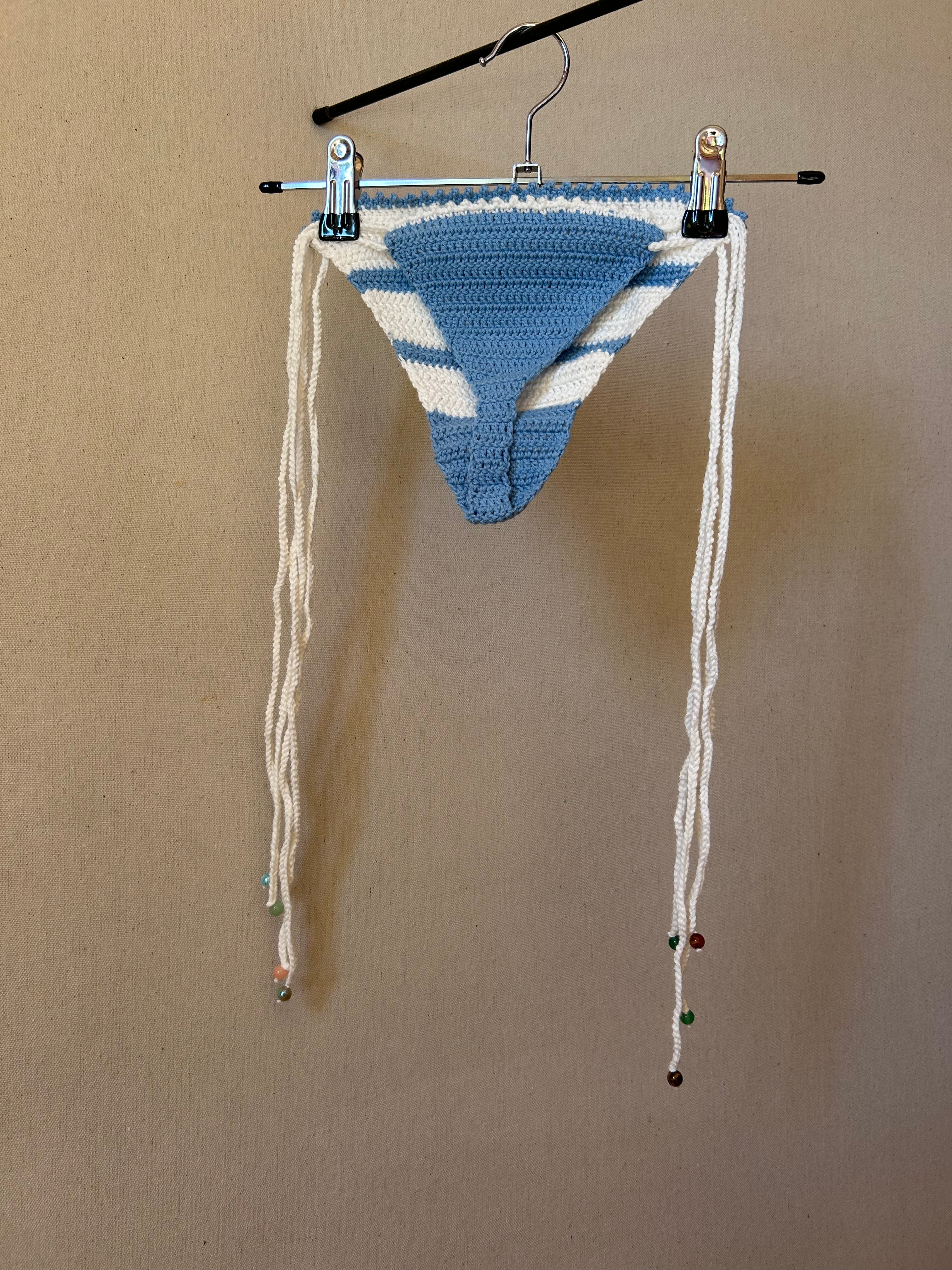 Tide Crochet Bikini Set - Sailor