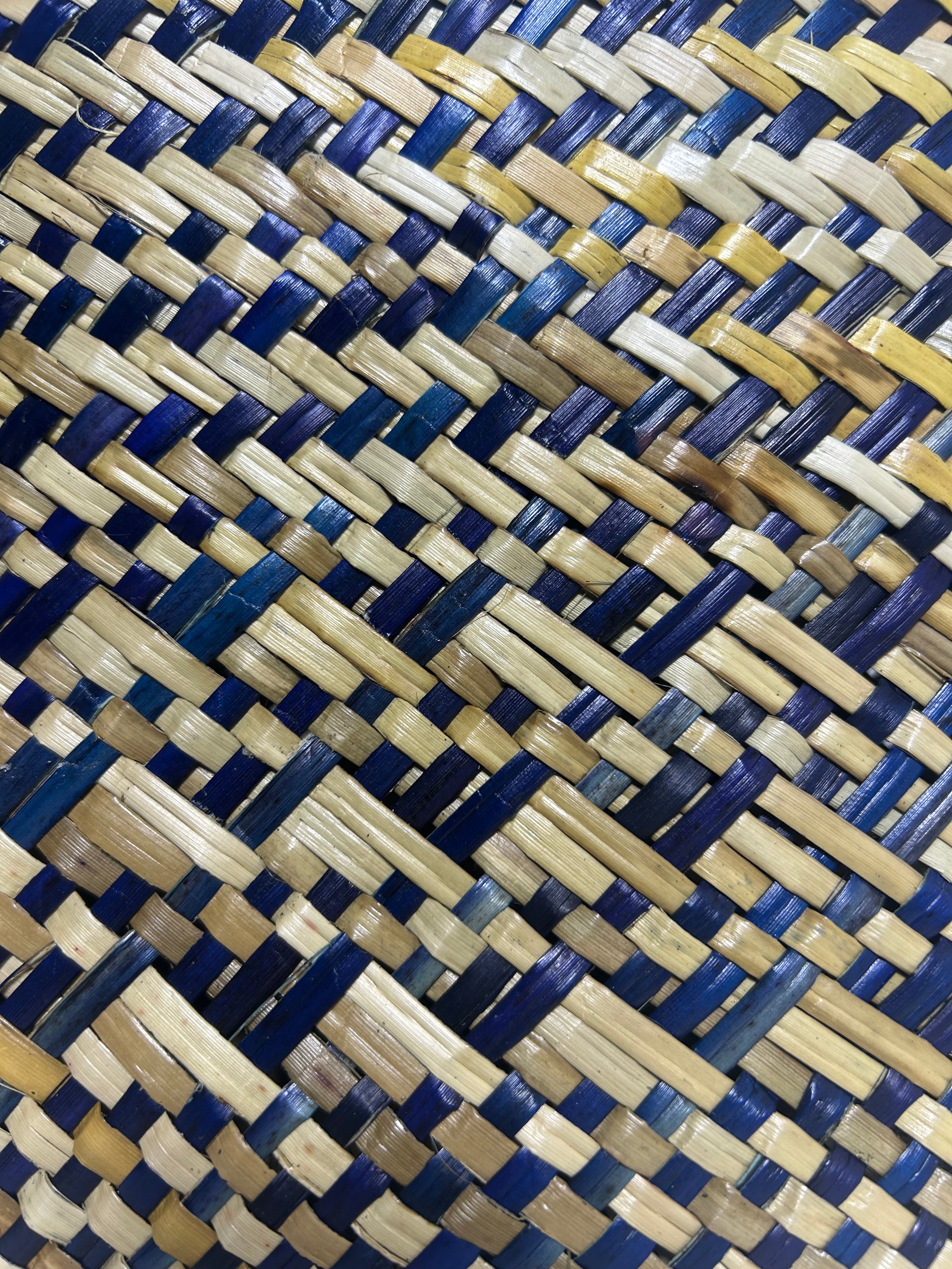 Kete Whakairo - Kahurangi and Natural Harakeke