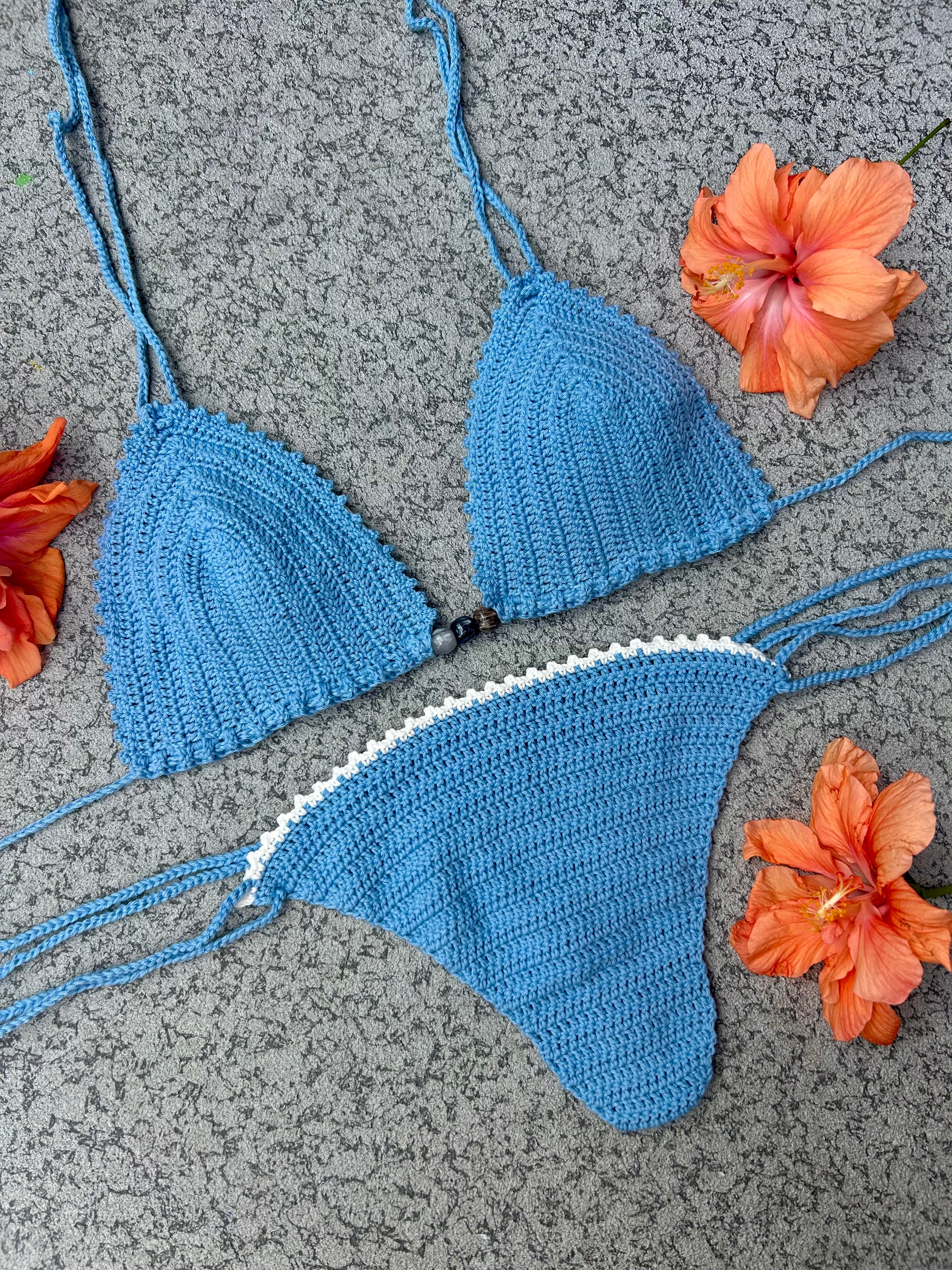 Seashell Crochet Bikini Set - River